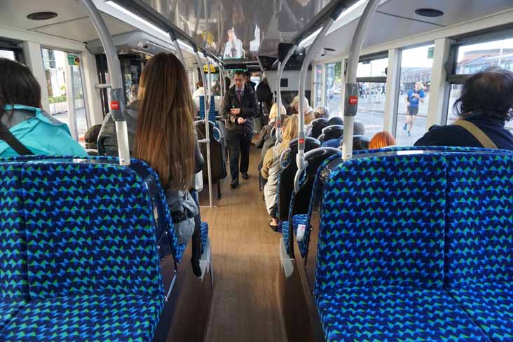 First Bristol ADL Enviro400MMC Brislington Park & Ride interior 33940